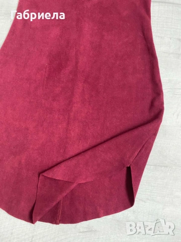 Рокли в цвят бордо на ONLY, H&M, снимка 2 - Рокли - 20552702