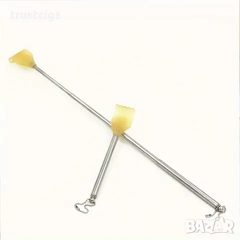 Пластмасова телескопична чесалка за гръб, снимка 3 - Масажори - 47390154