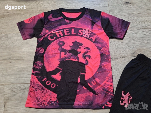 Детски флуоресцентен футболен екип на ЧЕЛСИ#Коул Палмър#!, снимка 2 - Футбол - 52441751