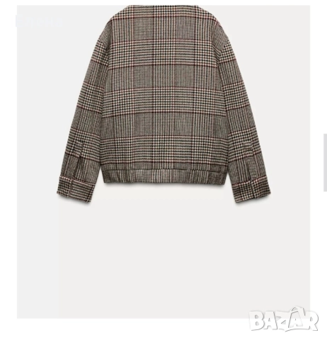 КАРИРАНО БОМБЪР ЯКЕ С ПРИМЕС НА ВЪЛHA-ZW COLLECTION., снимка 2 - Якета - 52564964