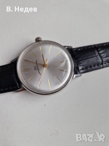 ЛУЧ, 23 камня, кал. 2209, стоманен корпус! Нов часовник!, снимка 3 - Мъжки - 52891834