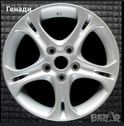 Оригинални джанти за Mazda 3 BK 15 цола 15" / 6J / ЦО 67.1 / 5х114.3 + 4 еднакви всесезонни гуми, снимка 4 - Гуми и джанти - 51353173