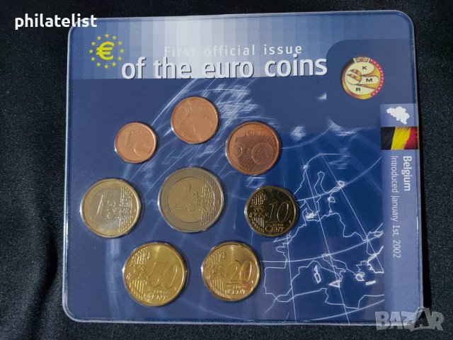 Белгия 1999 - 2000 - Евро сет - комплектна серия от 1 цент до 2 евро, снимка 2 - Нумизматика и бонистика - 44312069