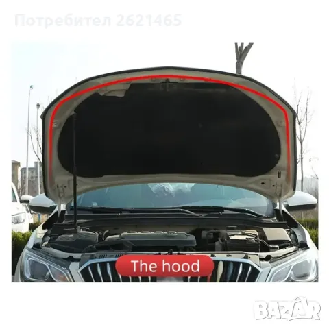 Дебело Гумено Тройно Уплътнение За Врата на Автомобил, кола, 5 метра, снимка 3 - Аксесоари и консумативи - 48493616