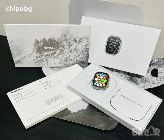 Apple Watch Ultra 2 , 49mm Titanium Case Black Ocean Band, снимка 1