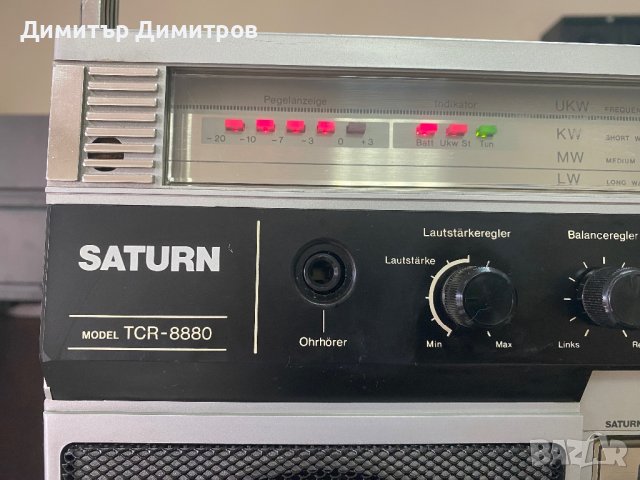 SATURN MODEL TCR-8880, снимка 4 - Радиокасетофони, транзистори - 42342580