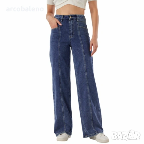 Дамски дънки с висока талия, 2цвята , снимка 6 - Дънки - 54264963