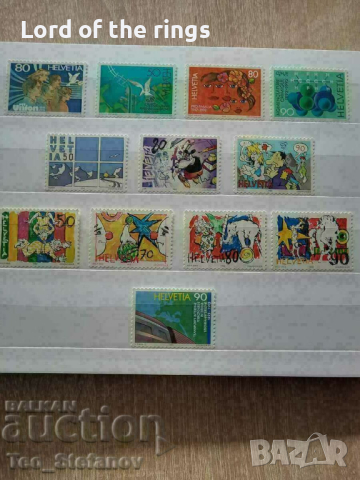 Луксозен албум с марки - Швейцария, снимка 4 - Филателия - 44716077