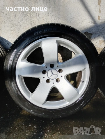 ОРИГИНАЛНИ ДЖАНТИ МЕРЦЕДЕС 17 ЦОЛА , снимка 2 - Гуми и джанти - 54063728