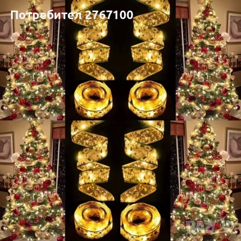 5 метра, коледна гирлянда с вградени LED светлини, снимка 4 - Декорация за дома - 52413816