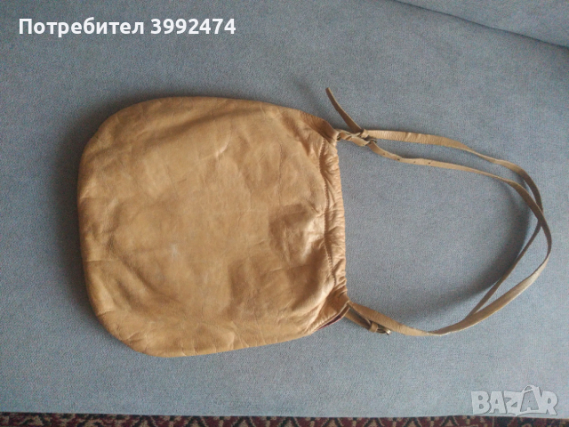 Дамска чанта Coccinelle,естествена кожа,рисувана, снимка 4 - Чанти - 44731472