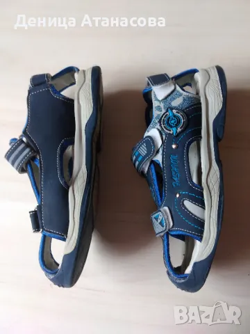 Сини сандали за момче номер 36 стелка 22 см, снимка 3 - Детски сандали и чехли - 50440417