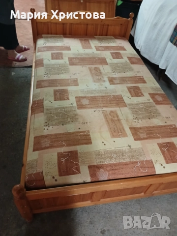 Дървено легло 