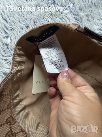 шапка с козирка Gucci , снимка 9 - Шапки - 56087377