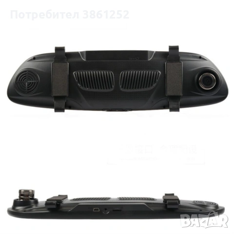 Видеорегистратор-огледало с камера за задно виждане К555 – AC84, снимка 4 - Аксесоари и консумативи - 53291293