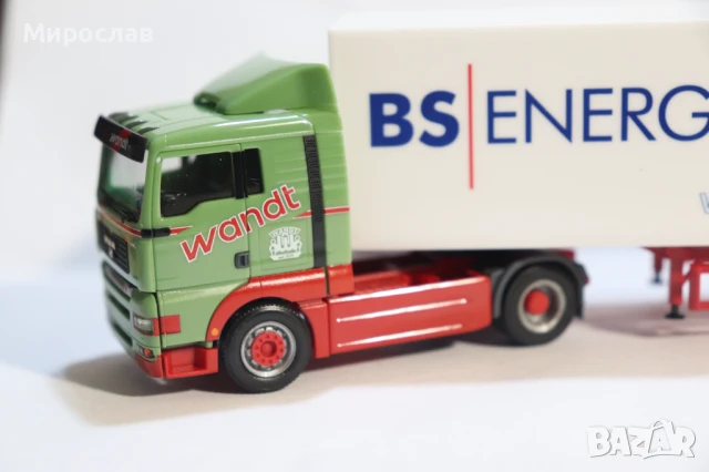 HERPA H0 1/87 MAN КАМИОН МОДЕЛ КОЛИЧКА TIR ТИР , снимка 2 - Колекции - 50593060