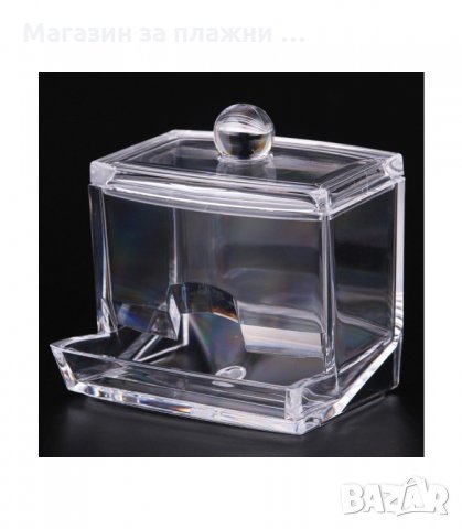 ПРОЗРАЧНА КУТИЯ ЗА КЛЕЧКИ ЗА УШИ - код 1708, снимка 6 - Органайзери - 34269512