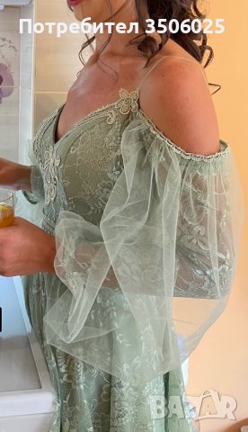 Продавам къса дантелена рокля, снимка 2 - Рокли - 40873904