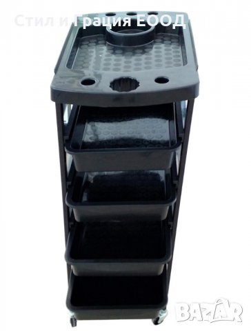 *Фризьорска количка Flora 48 х 31,5 х 87 см, снимка 7 - Фризьорски принадлежности - 31641856