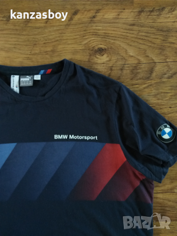 PUMA Men's BMW MSP Graphic Tee - страхотна мъжка тениска 2ХЛ, снимка 3 - Тениски - 36561621