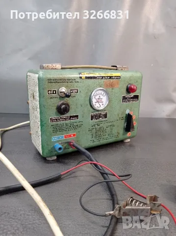 винтидж зарядно MESSERLI-WETTINGEN made in Germany , снимка 2 - Друга електроника - 50430611