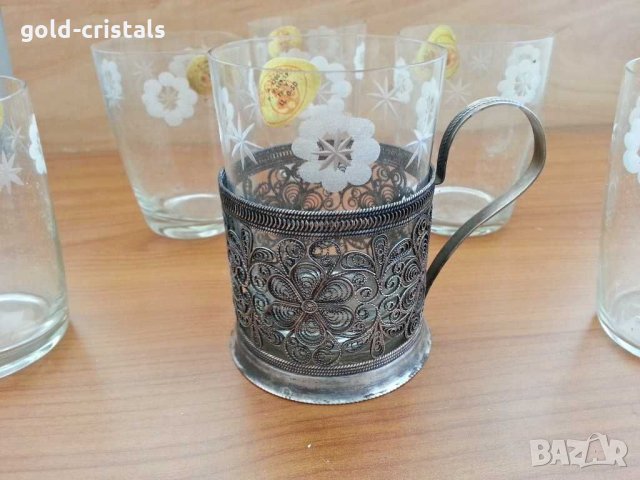 Термо чаши за стакани подстакани гравирани, снимка 2 - Антикварни и старинни предмети - 30149201