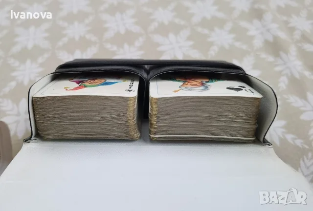 Ретро колекционерски мини карти за пасианс, комплект, снимка 9 - Карти за игра - 56200969
