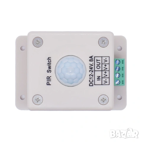 PIR сензор за движение 12–24V DC, снимка 4 - Друга електроника - 53906017