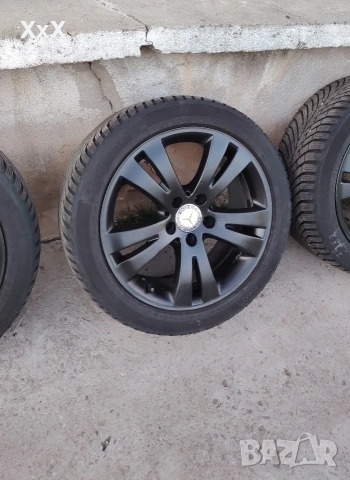 Оригинални джанти с гуми Mercedes 5x112 17", снимка 3 - Гуми и джанти - 54230457