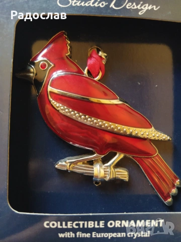 висулка птица Кардинал , снимка 2 - Други - 54327839
