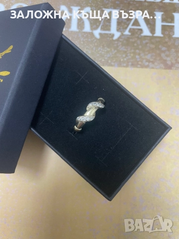 Златен Пръстен - 14 Карата, снимка 2 - Пръстени - 52833644