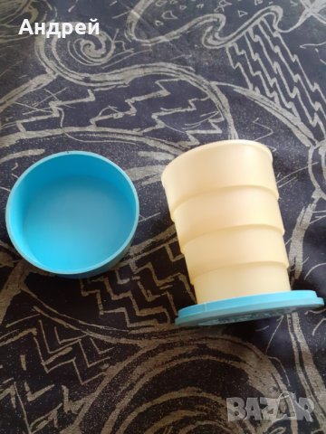 Стара сгъваема чаша #2, снимка 4 - Други ценни предмети - 29738597