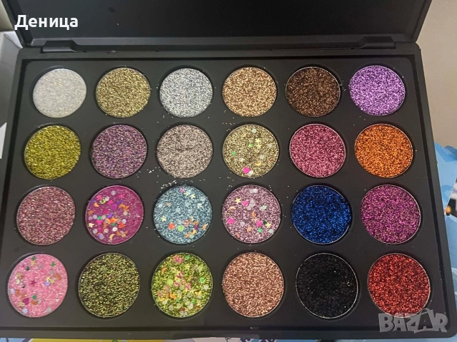Блестящи сенки , снимка 2 - Декоративна козметика - 52979624