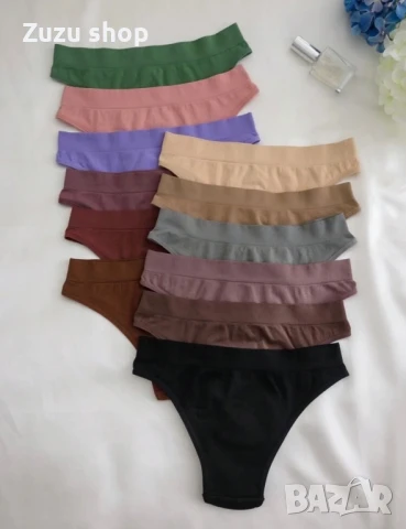 Комплект 12 броя дамски бикини, снимка 2 - Бельо - 50814311