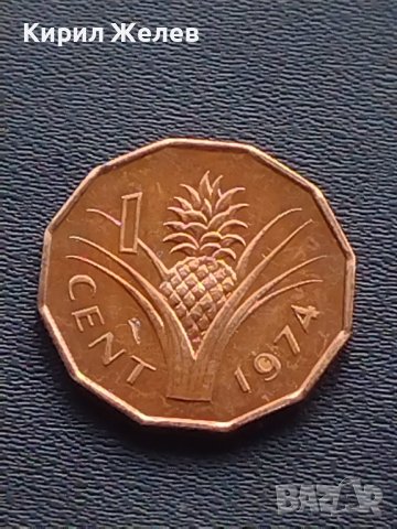 Монета 1 cent 1974г. SWAZILAND рядка за КОЛЕКЦИОНЕРИ 41103, снимка 3 - Нумизматика и бонистика - 42775057