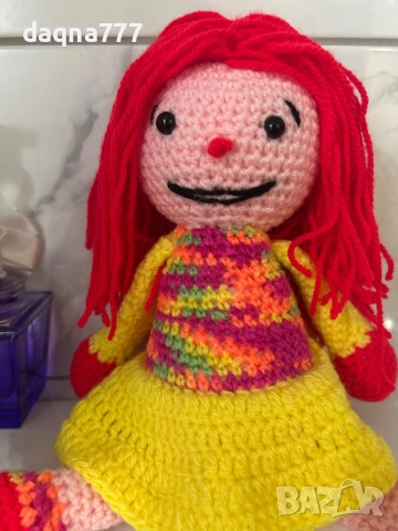 Плетена кукла Германия, снимка 7 - Кукли - 52256444