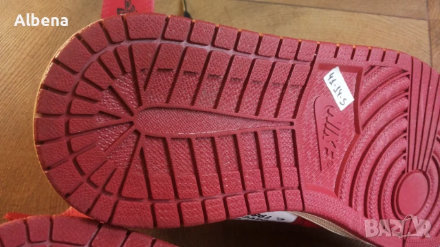 Off-White × Nike Air Jordan 1 Retro High The Ten "Chicago" AA3834-101 Размер EUR 44/UK 9 41-14-S, снимка 14 - Кецове - 50462998