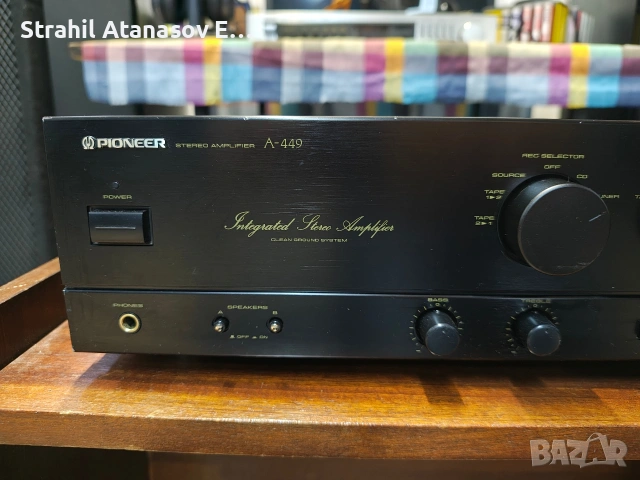 Pioneer A-449 Стерео Усилвател , снимка 4 - Ресийвъри, усилватели, смесителни пултове - 54108764