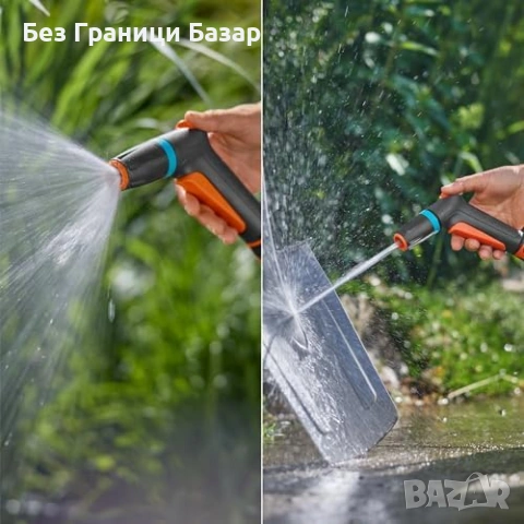 Нов Градински накрайник Gardena 2 режима с Water Stop за поливане градина двор маркуч, снимка 8 - Напояване - 54142543
