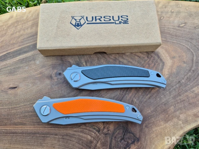 Сгъваем нож Shirogorov Quantum Ursus Lone,Cromax PM,два цвята,SH204, снимка 6 - Ножове - 50231870