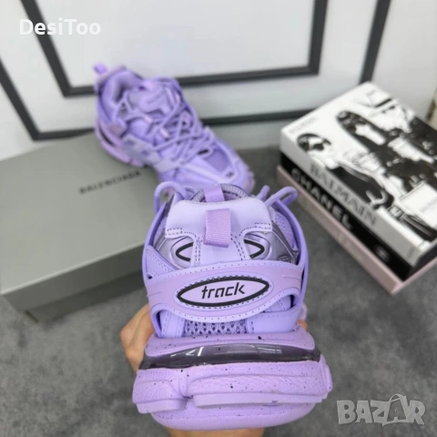 Balenciaga Track Sneaker "Purple", снимка 3 - Маратонки - 54358236
