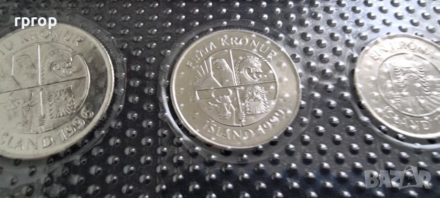 Исландия. Лот. 5, 10, 50 йоре и 1, 5, 10 крони., снимка 13 - Нумизматика и бонистика - 44363208