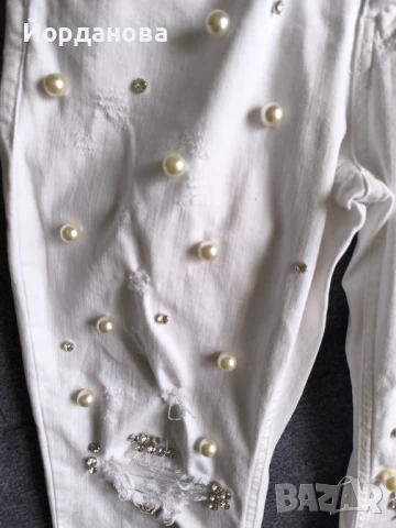 Дънки Estero Ragazza с перли, снимка 9 - Дънки - 33242274