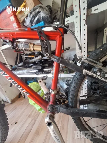 Велосипед HEAVY TOOLS Montanbaike 26 Инчови Капли Мъздушна ВилкаСкорости 3х9 Спирачки Simano XT, снимка 11 - Велосипеди - 55948484