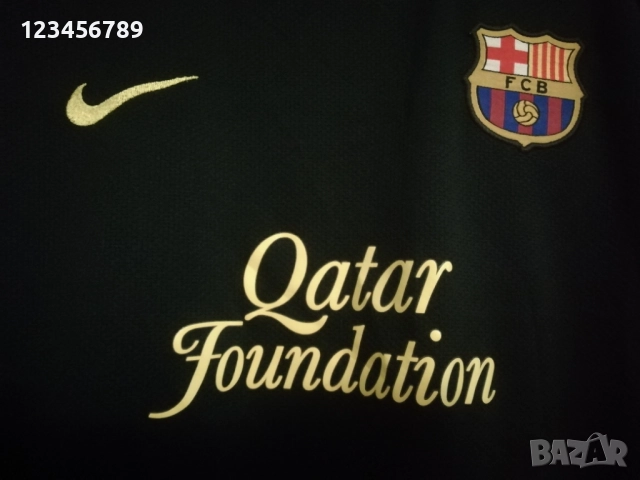 Barcelona Lionel Messi 2011/2012 оригинална тениска фланелка Меси Барселона екип черен , снимка 6 - Тениски - 52154917
