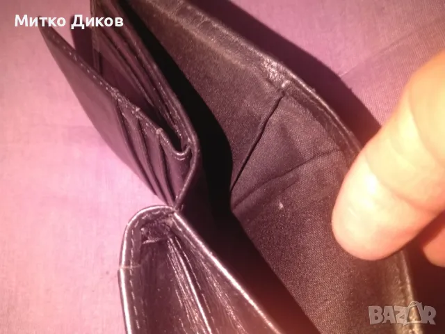 GD марков портфейл естествена кожа 115х90мм, снимка 8 - Портфейли, портмонета - 47840786