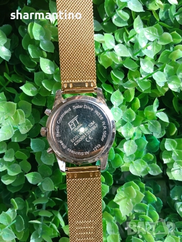 ETT Solar Drive Radio Controlled часовник - 190 лв, снимка 7 - Мъжки - 51704146