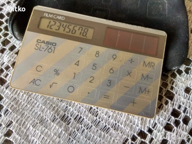 Касио-вечен калкулатор на 40 години, снимка 2 - Друга електроника - 42356056
