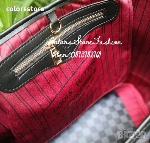 Кафява чанта Louis Vuitton Neverfull код SS127, снимка 4 - Чанти - 38322049