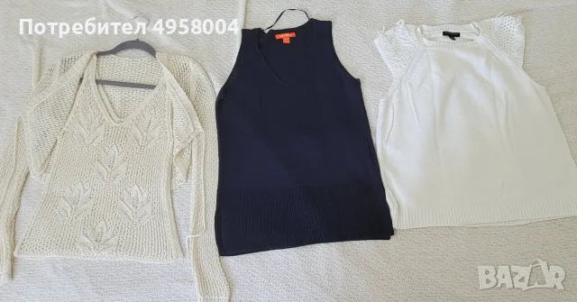 Дамски пуловери и плетени блузи S–M, 6 броя – Joe Fresh, Banana Republic, снимка 3 - Потници - 56208120